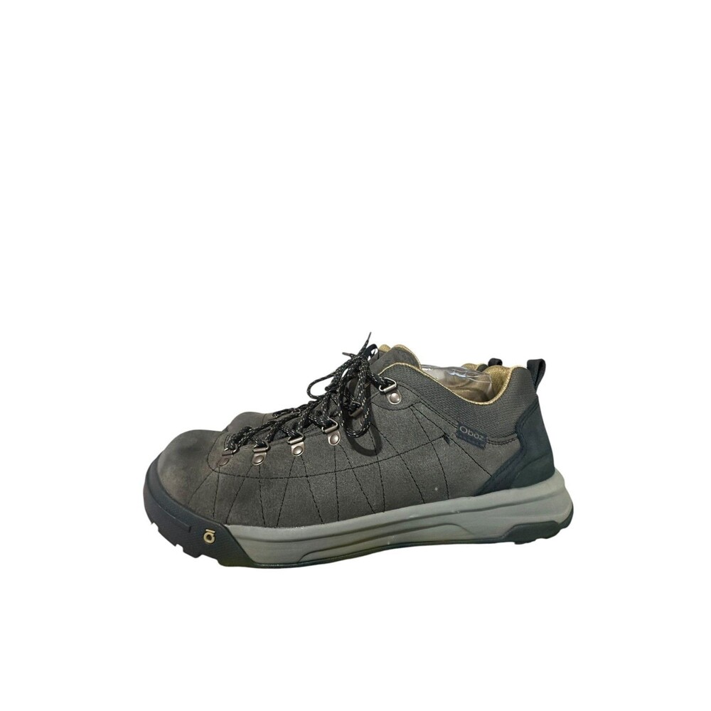 Oboz Men's Beall Low Suede Hiking Shoes Mythical Gray Sz 13 Outdoor Gently Used